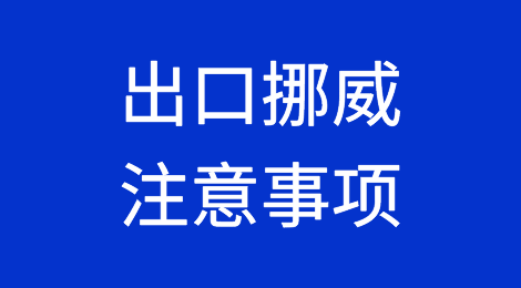 出口挪威注意事项