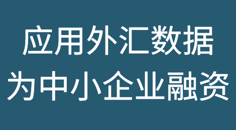 如何更好应用外汇数据为中小企业融资服务?