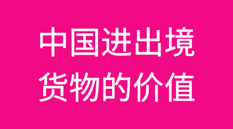 一分钟，中国进出境货物价值有多少？