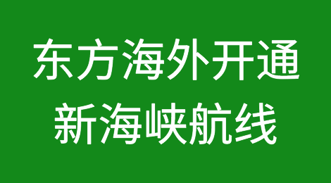 东方海外开通新海峡航线