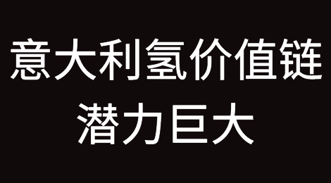 2050年1100亿欧元，意大利氢价值链潜力巨大