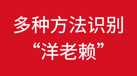 多种方法识别“洋老赖”