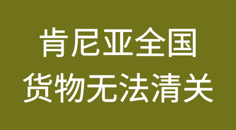 物流危机！肯尼亚全国货物无法清关！大量货物滞留港口！
