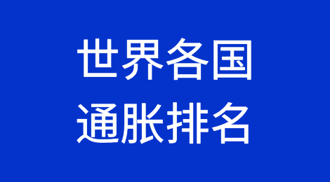 世界各国通胀排名，中国世界最低！
