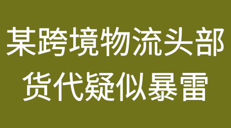 某知名大货代倒闭？170多条货柜被查扣