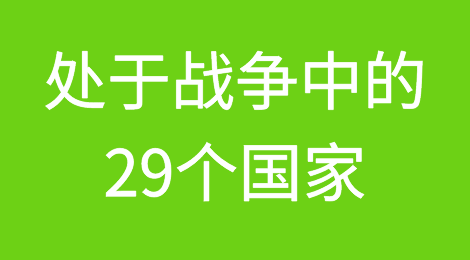 现在正处于战争中的29个国家