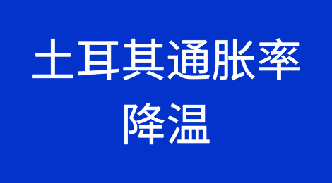 尽管里拉暴跌，土耳其的通胀率仍在降温
