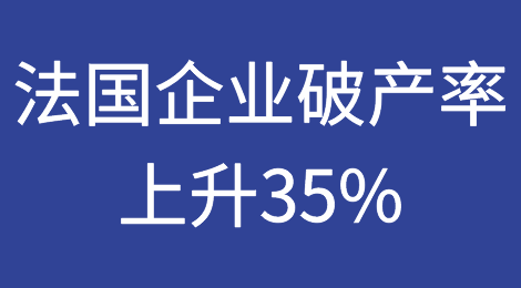 法国企业破产率上升35%，5.5万个工作岗位岌岌可危