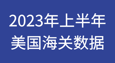 震撼统计！2023年上半年美国海关数据全面解读