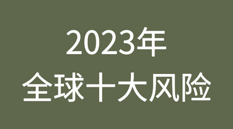 2023年全球十大风险