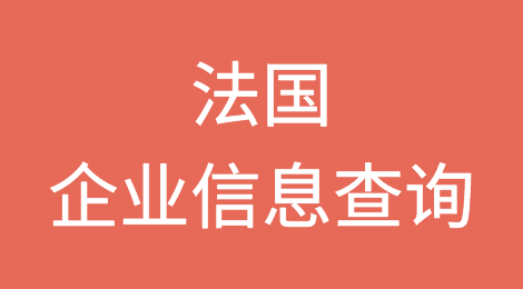如何在线查询法国企业的信息丨法国企业注册登记信息查询的方法