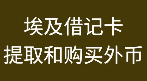 埃及银行暂停通过借记卡提取和购买外币
