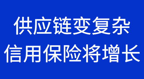 随着供应链变得更加复杂，信用保险也将增长