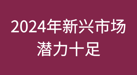 2024年新兴市场国家的GDP增长率仍将低于潜力