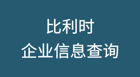 如何在线查询比利时企业的信息丨比利时企业注册登记信息查询的方法