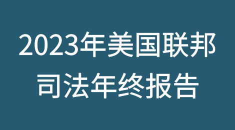 《2023年美国联邦司法年终报告》