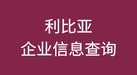 如何在线查询利比亚企业的信息丨利比亚企业注册登记信息查询的方法