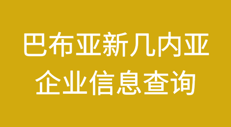 如何在线查询巴布亚新几内亚企业的信息丨巴新企业注册登记信息查询的方法