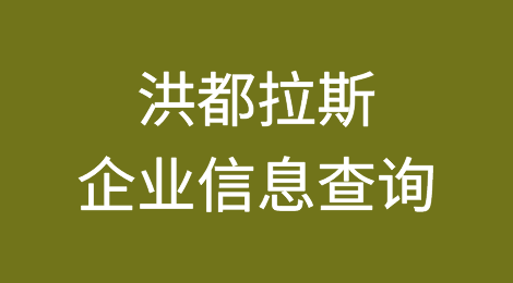 如何在线查询洪都拉斯企业的信息丨洪都拉斯企业注册登记信息查询的方法