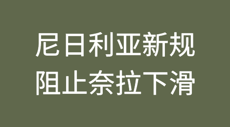 尼日利亚出台新规取缔外汇局街头交易以阻止奈拉下滑