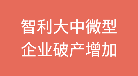 2023年智利大中微型企业破产都在增加