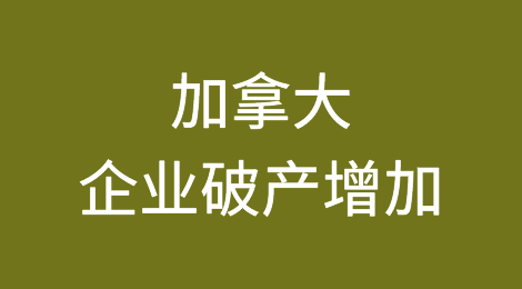 加拿大企业1月破产比去年增加一倍多