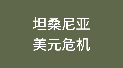 坦桑尼亚的美元危机对该国的经济活动产生了负面影响