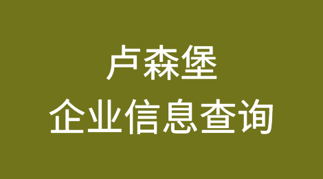 如何在线查询卢森堡企业的信息丨卢森堡企业注册登记信息查询的方法