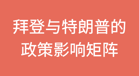 美国2024年大选——拜登与特朗普的政策影响矩阵