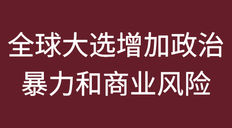 全球大选可能增加政治暴力和商业风险