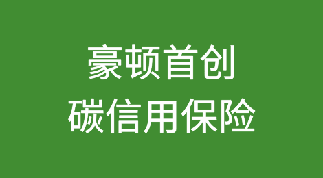 豪顿（Howden）首创碳信用保险（W&I）