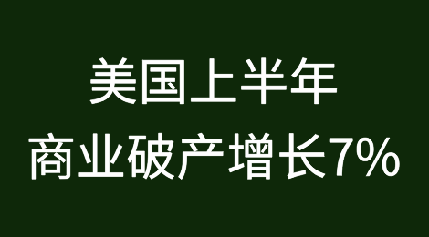 Epiq：美国2024年上半年商业破产保护申请增长70%，申请总量增长7%