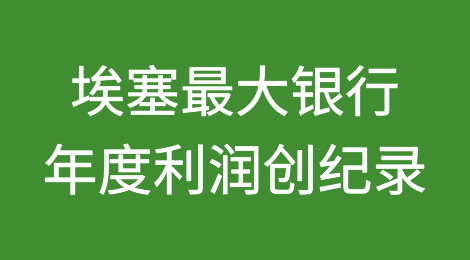 埃塞俄比亚最大银行创下2560万美元的年度利润纪录