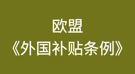欧盟《外国补贴条例》的实施近况与我国企业的应对之道