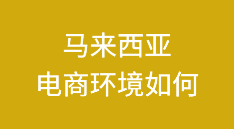 马来西亚电商环境如何？