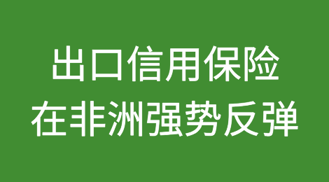 出口信用保险在非洲强势反弹