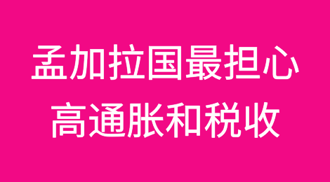 国际货币基金组织表示孟加拉国最担心的问题是高通胀和税收