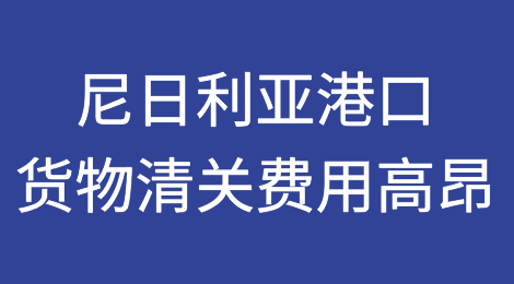 研究中心对尼日利亚港口货物清关费用高昂表示遗憾
