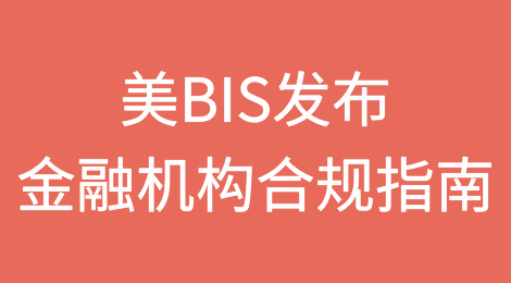 美BIS发布针对金融机构的合规指南