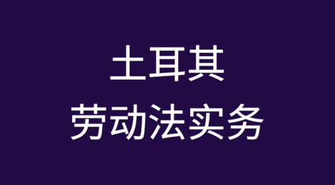 土耳其劳动法实务大全（上）