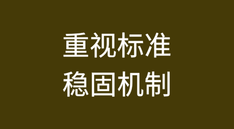 重视标准在国际产业链供应链中的稳固机制