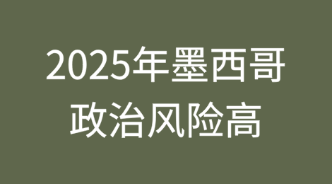 2025：墨西哥政治风险高风险年