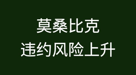 莫桑比克骚乱持续，违约风险上升