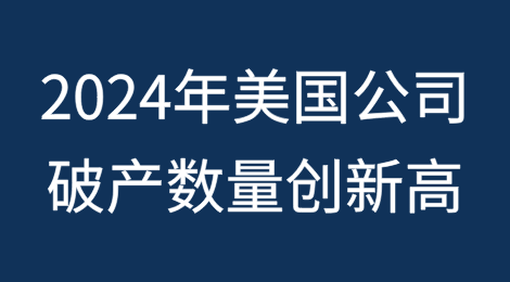 2024年美国由私募股权和风险投资支持的公司破产数量创历史新高