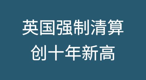 英国经济：强制清算创十年新高