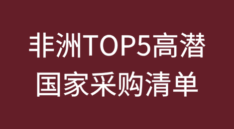 新兴市场掘金：非洲TOP5高潜力国家采购清单