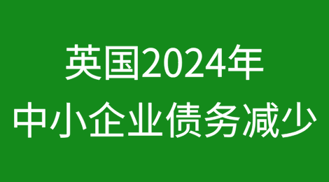 英国2024年中小企业债务减少了44亿英镑降至1719亿英镑