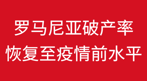 CITR报告：2024年罗马尼亚破产率恢复至新冠疫情前水平
