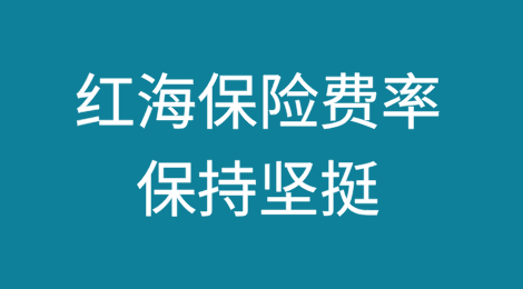 由于美国空袭引发船舶运输担忧，红海保险费率保持坚挺