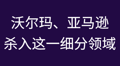 降维打击！沃尔玛、亚马逊杀入这个物流细分领域